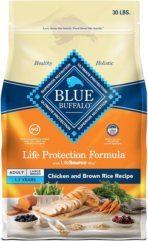 Dog Food in Orange Bag