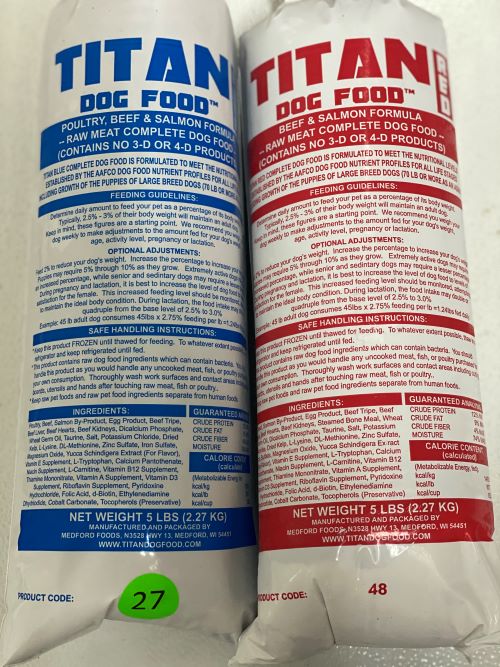 Titan Raw Dog Food