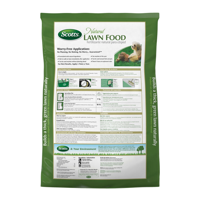 Scotts Natural Lawn Food